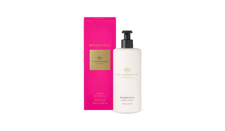 Glasshouse Rendezvous Amber & Orchid 400ml Body Lotion - Main