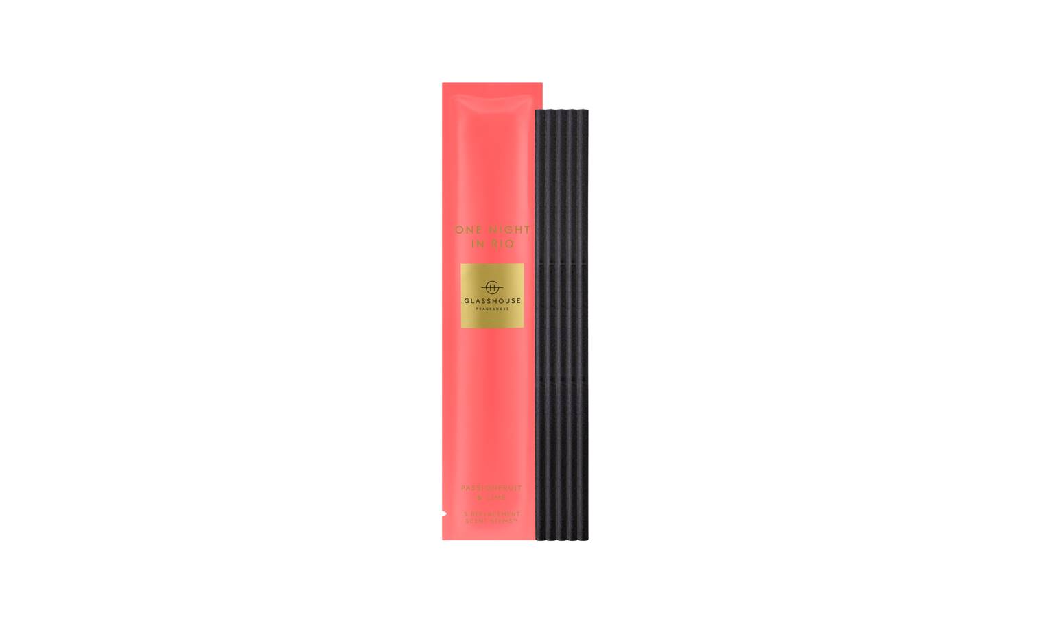 Glasshouse One Night In Rio Passionfruit & Lime Replacement Scent Stems - Main