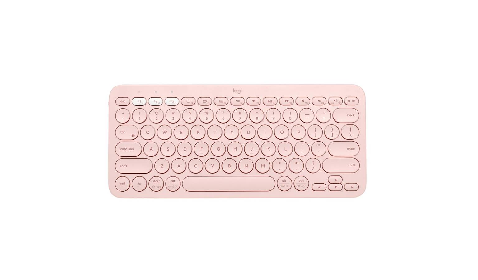 logitech wireless keyboard pink