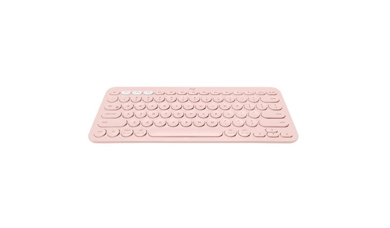Logitech K380 Multi-Device Bluetooth Keyboard For Mac - Rose (920-010408) - Top View