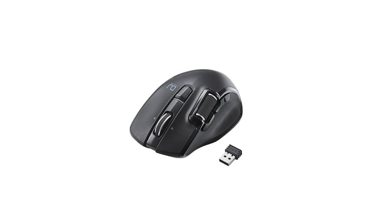 Elecom DWS01DBBK Dual Series 6 Button Wireless Mouse - Small (Side View)
