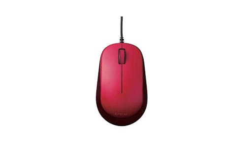 Elecom M-Y8UB 3-button Blue LED wired mouse - Red (Main)