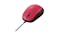 Elecom M-Y8UB 3-button Blue LED wired mouse – Red (Side View)