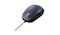 Elecom M-Y8UB 3-button Blue LED wired mouse - Black (Side View)