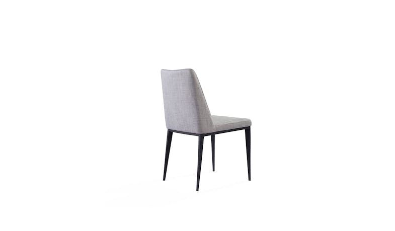 Medici Dining Chair - Grey	(Back View)