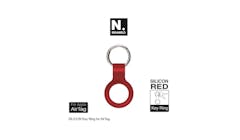 N.Brandz AirTag KeyRing Silicon Case - Red (Main)