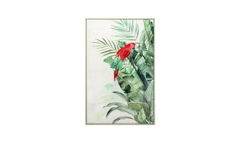 Red Parrot Jungle Wall Art (PA598) - Main