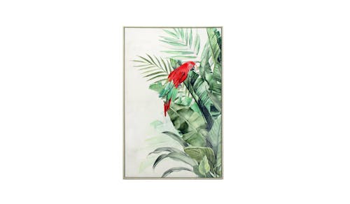 Red Parrot Jungle Wall Art (PA598) - Main