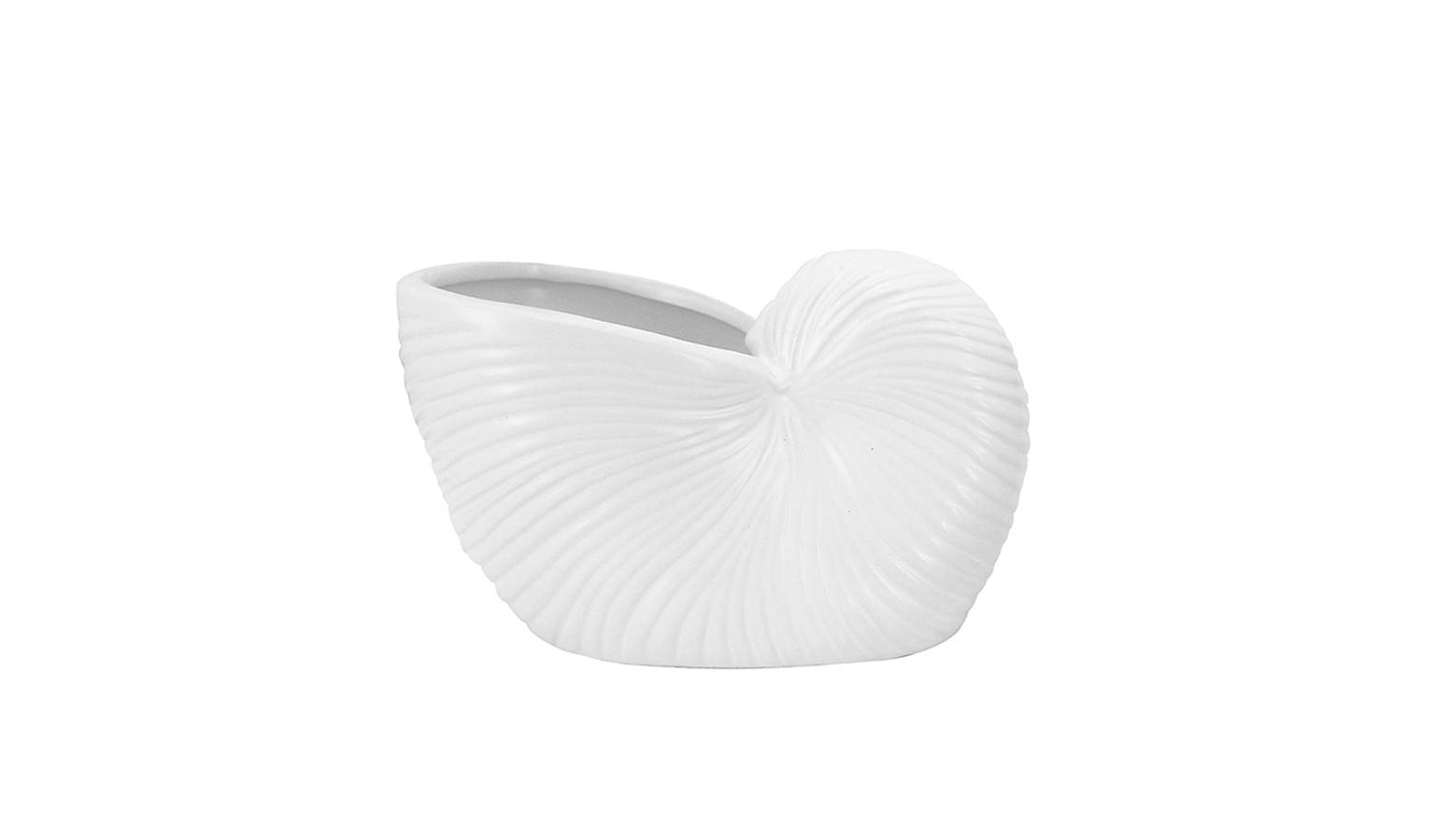 Seashell Planter White (PN118W) - Main