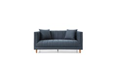 Regency 2-Seater Metal Frame Sofa – Midnight Blue  (Main)