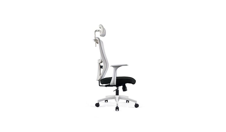 Urban Roy Office Chair -Grey/Black (Side View)