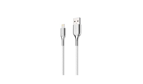 Cygnett CY2685PCCAL Armoured Lighting USB A 1M Cable - White (Main)