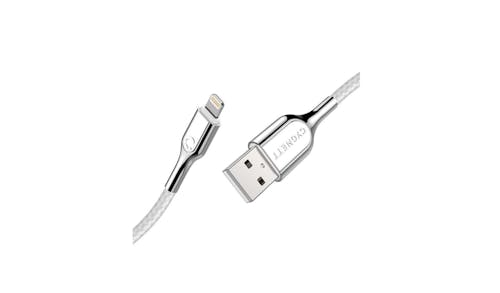 Cygnett CY2686PCCAL Armoured Lighting USB A 2M Cable - White (Main)