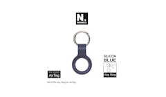 N.Brandz AirTag KeyRing Silicon Case - Blue (Main)