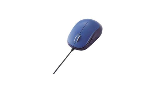 Elecom M-Y9UB 5-button Blue LED wired mouse - Blue (Main)