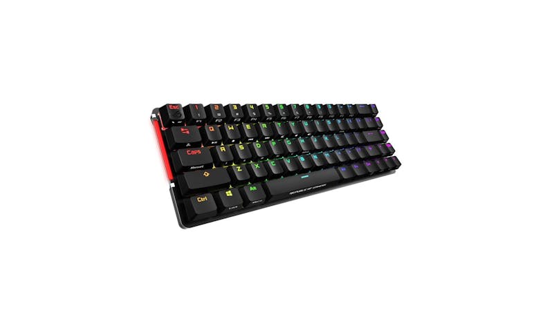 Asus ROG Falchion M601 Gaming Keyboard – Blue Switch (Side View)