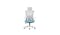 Urban Roy Office Chair - Grey/Blue (Front View)