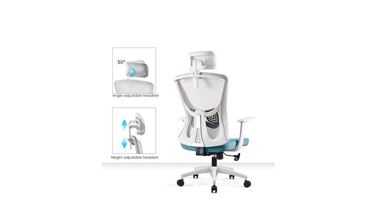 Urban Roy Office Chair - Grey/Blue