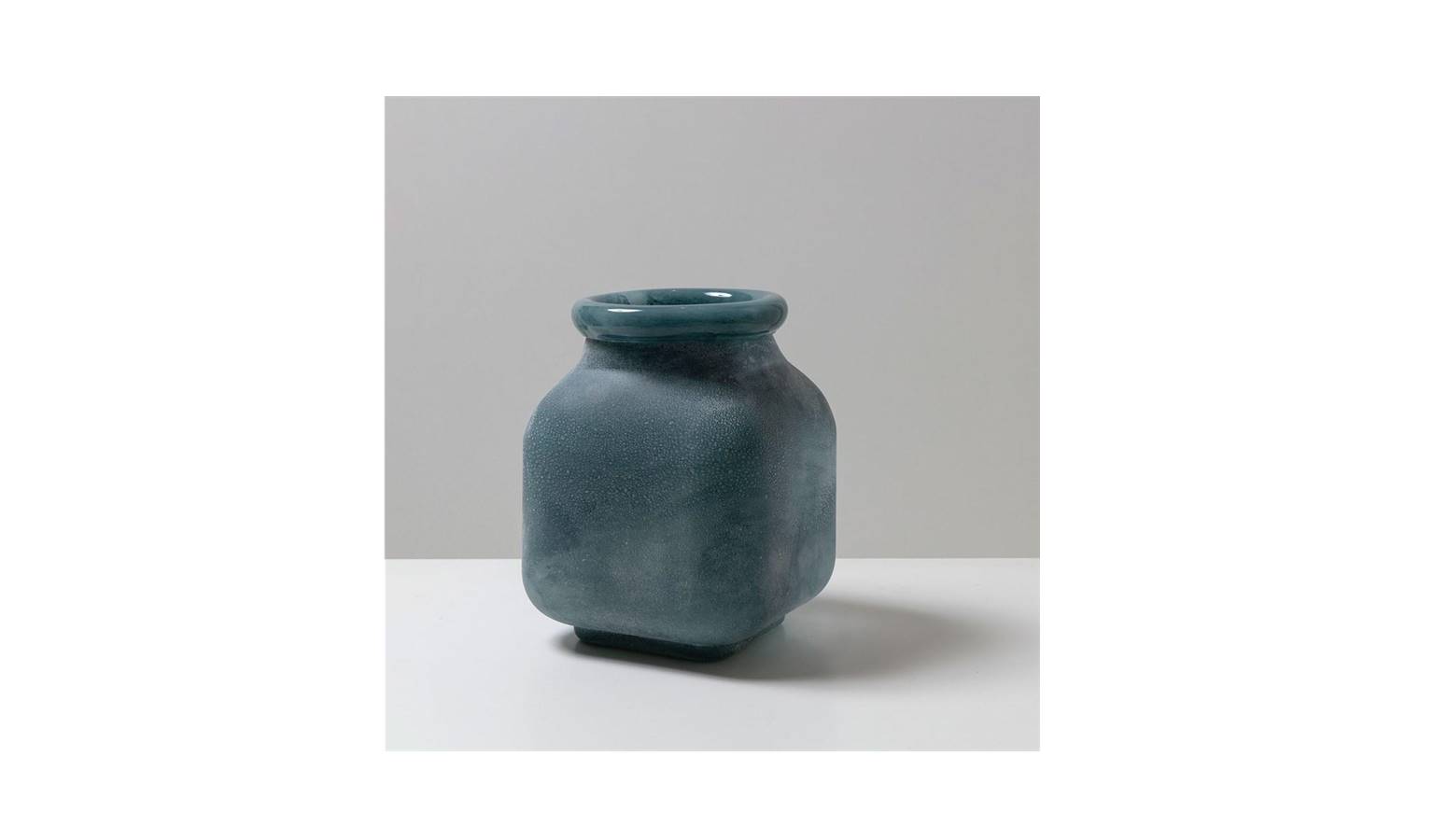 Byron Large Square Vase - Denim (Main)