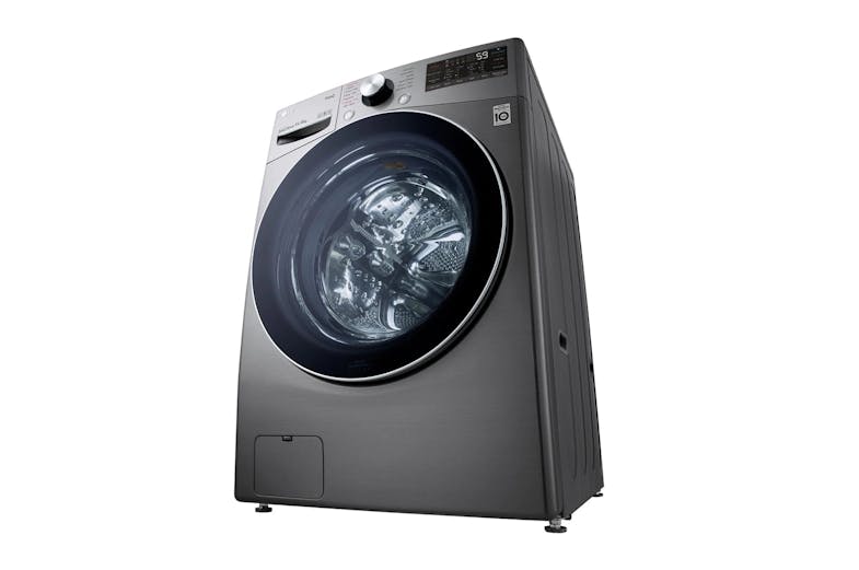 LG AI Direct Drive™ F2515RTGV 15kg/8kg Front Load Washer Dryer Combo - Stone Silver (Bottom View)