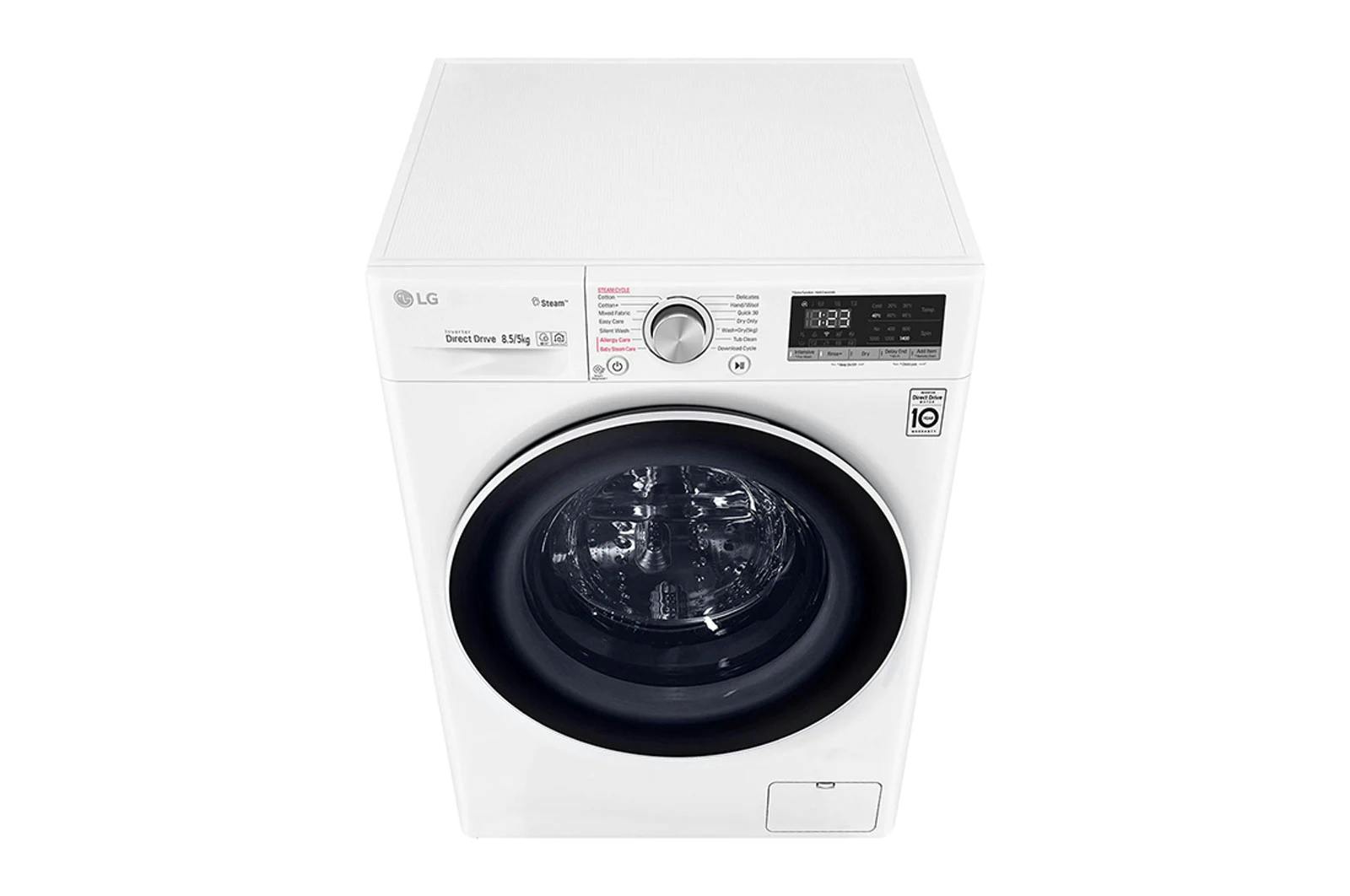 LG Direct Drive FV1285H4W Front Load Washer - Blue White | Harvey Singapore