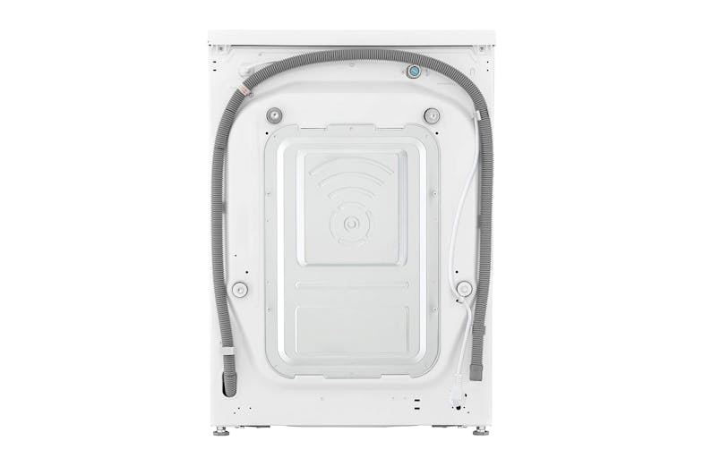 LG AI Direct Drive FV1285H4W 8.5kg5kg Front Load Washer Dryer - Blue White - Back View