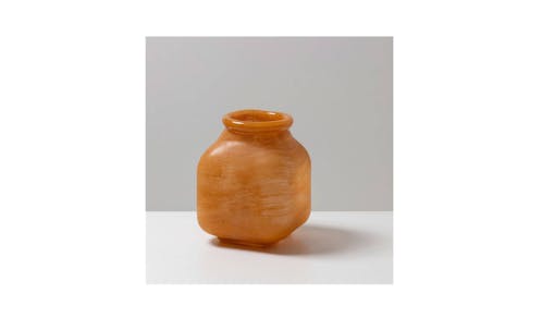 Byron Large Square Vase - Mustard (Main)