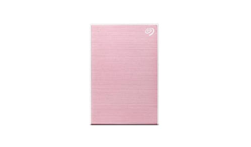 Seagate One Touch STKY2000405 2TB External Hard Disk Drive - Rose Gold