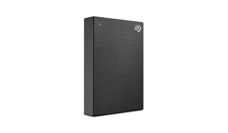 Seagate One Touch STKZ5000400 5TB External Hard Disk Drive – Black (Side View)