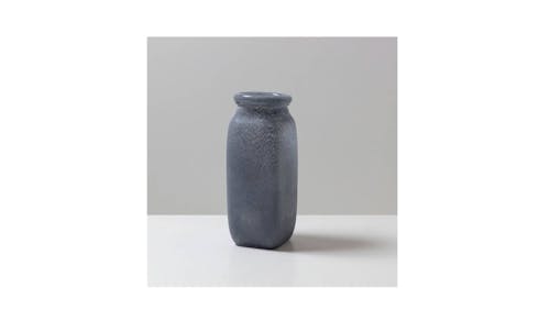 Byron Tall Glass Vase - Cement (Main)