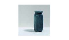 Byron Tall Glass Vase - Denim (Main)