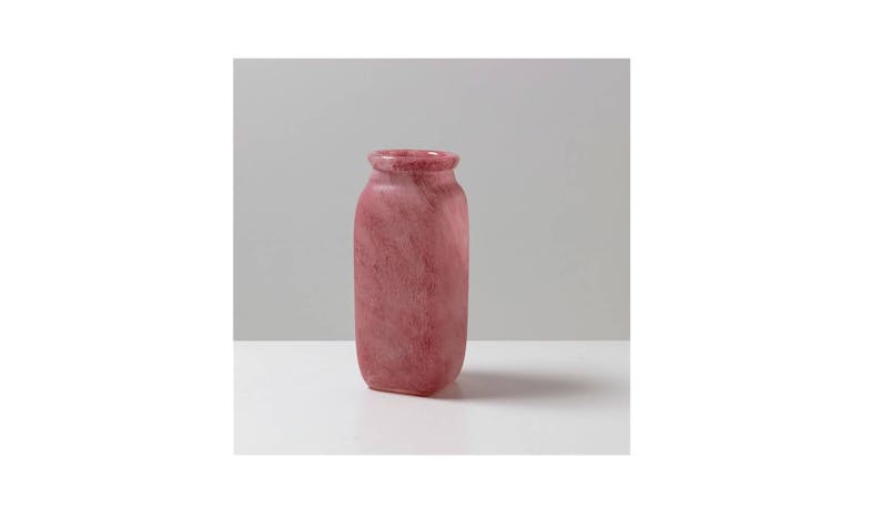 Byron Tall Glass Vase – Rose (Main)