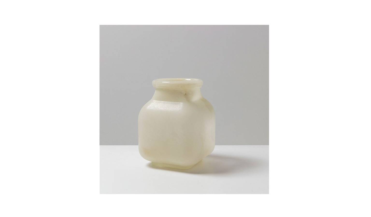 Byron Large Square Vase - Natural (Main)