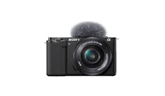 Sony DSC ZV-E10L Interchangeable-lens Vlog Mirrorless Camera Body With 16-50mm Power Zoom Lens - Black (Main)