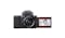 Sony DSC ZV-E10L Interchangeable-lens Vlog Mirrorless Camera Body With 16-50mm Power Zoom Lens – Black (Front View)