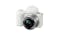 Sony DSC ZV-E10L Interchangeable-lens Vlog Mirrorless Camera Body With 16-50mm Power Zoom Lens – White (Side View)