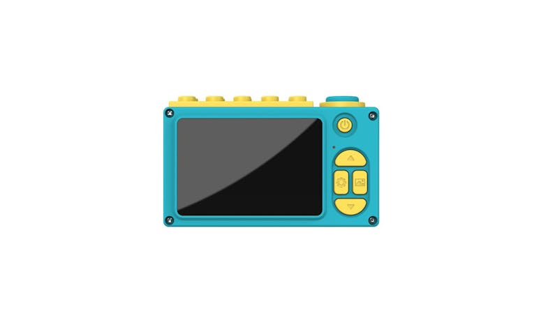 myFirst FC2001SA-BE01 8MP Compact Camera 2 - Blue (Back View)