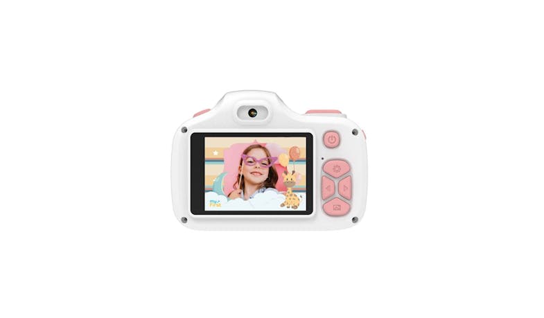 myFirst FC2003SA-PK01 16MP Compact Camera 3 - Pink (Back View)