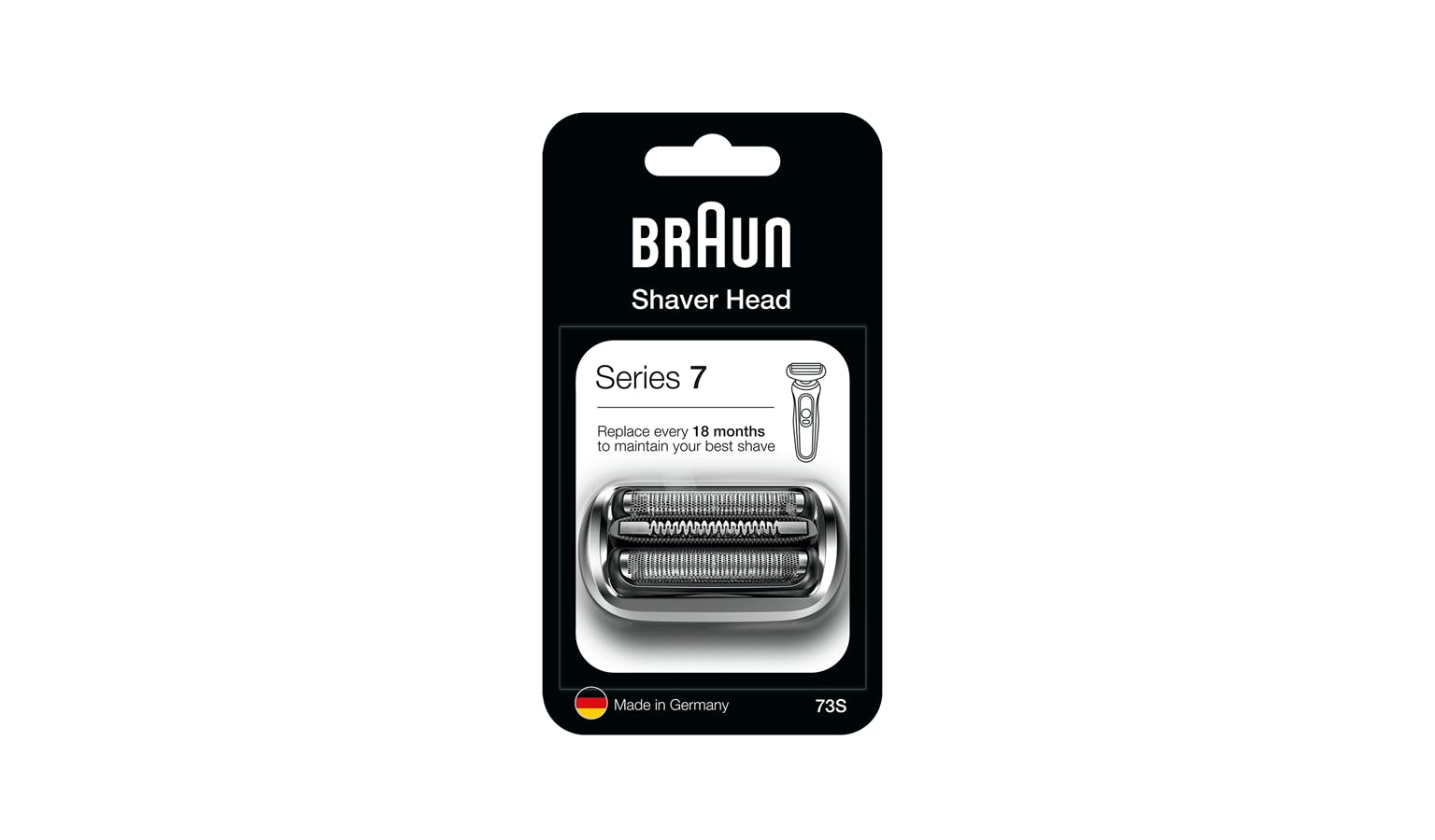 Braun Series 7 73S Electric Shaver Head Replacement - Silver, Harvey Norman