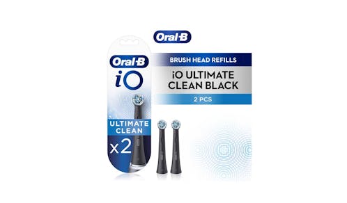 Oral-B iO Ultimate Clean Replacement Brush Heads 2-Count - Black (Main)
