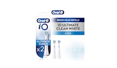 Oral-B iO Ultimate Clean Replacement Brush Heads 2-Count - White (Main)
