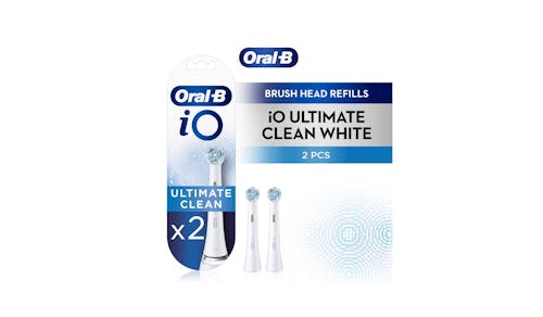 Oral-B iO Ultimate Clean Replacement Brush Heads 2-Count - White (Main)