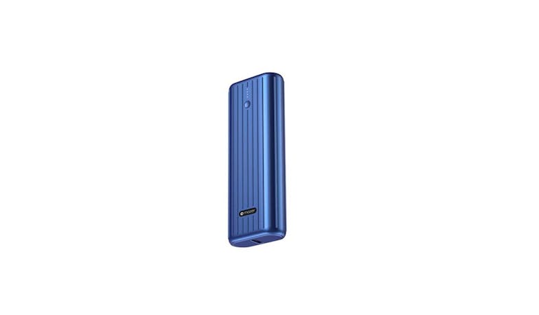 Mazer EGMINI 20.0V2 20000mAh Powerbank – Blue (Side View)