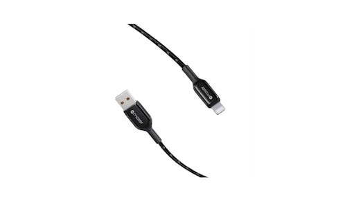 Mazer Link 3 Pro Cable MFI Lightning to USB-A 1.25M - Black (A2L125BK) - Main