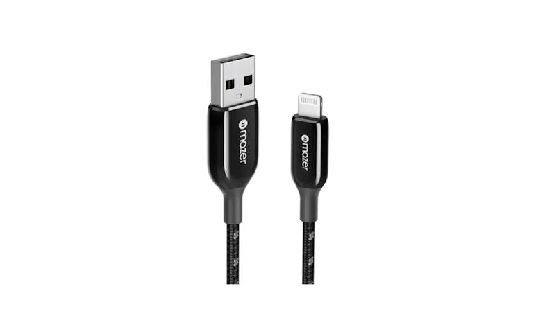 Mazer Link 3 Pro Cable MFI Lightning to USB-A 1.25M - Black (A2L125BK)