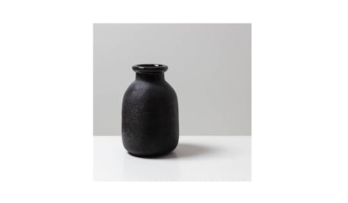 Byron Tall Glass Vase - Black (Main)