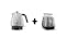 Delonghi Distinta X 1.7L Kettle KBI2001.M + Toaster CTI2103.M