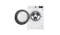 LG AI Direct Drive™ FV1208S5W 8KG Front Load Washer - White (Front View)