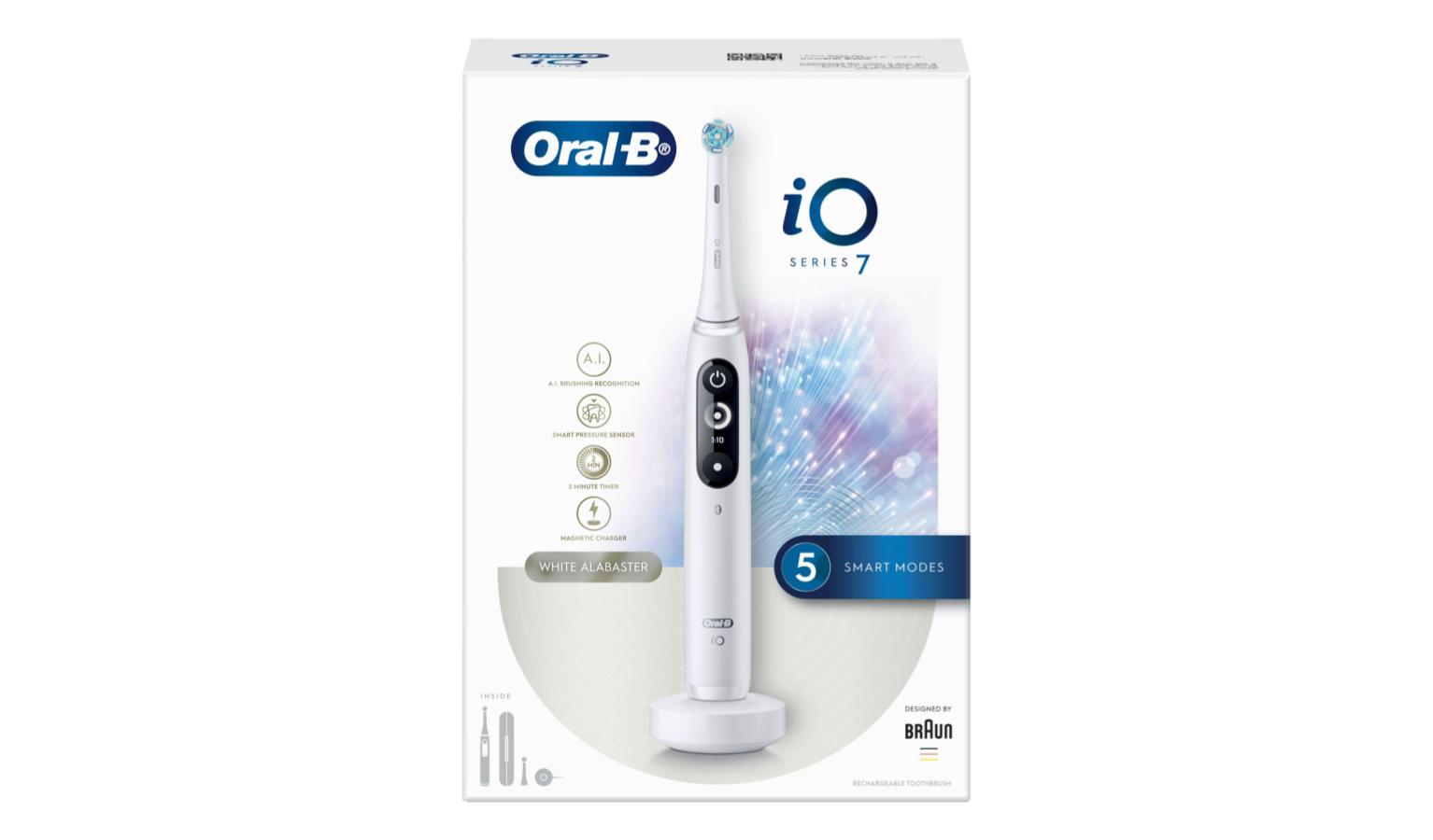 Oral-B IO Series 7 Electric Toothbrush With Micro-Vibration Bluetooth A ...