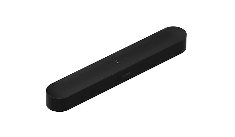 Sonos Beam Gen 2 Dolby Atmos Wireless Speaker - Black (Side View)